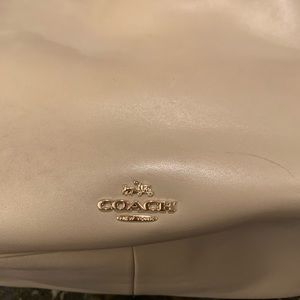 Coach snakeskin shoulder bag